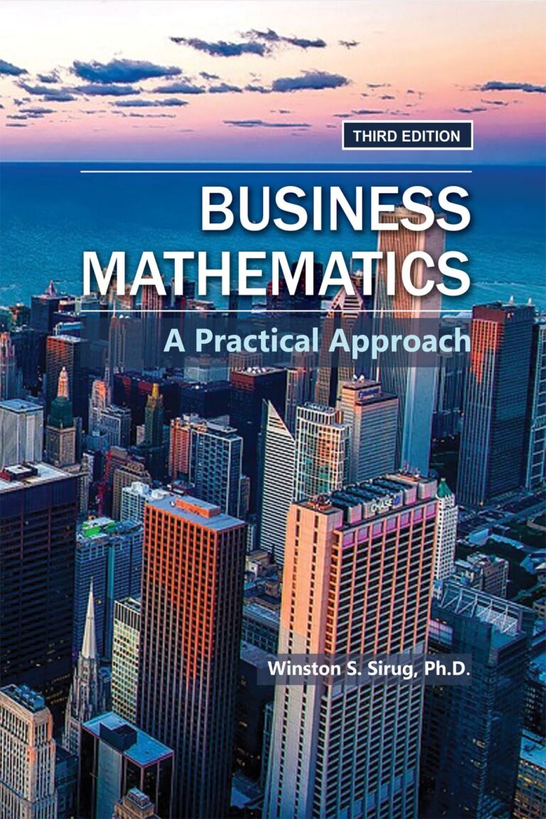 Business Mathematics A practical approach 3rd edition