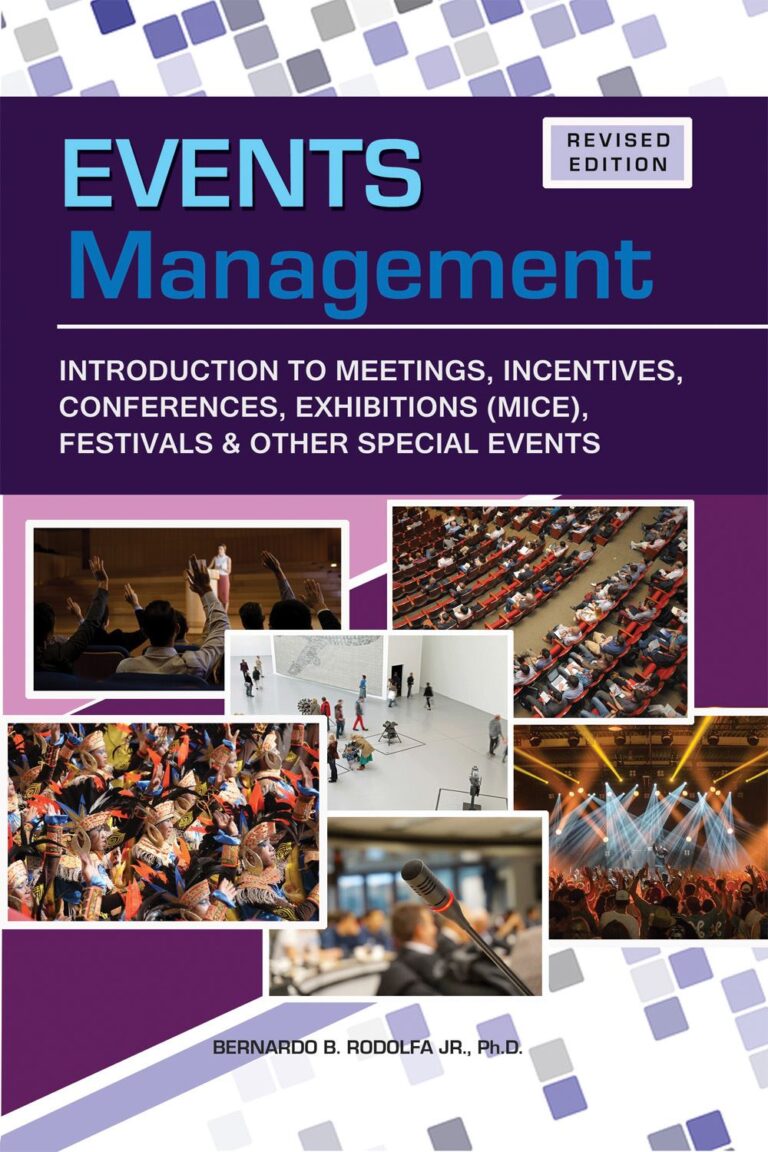 Events Management: Introduction to Meetings, Incentives, Conference, Exhibitions (MICE), Festivals & Other special events