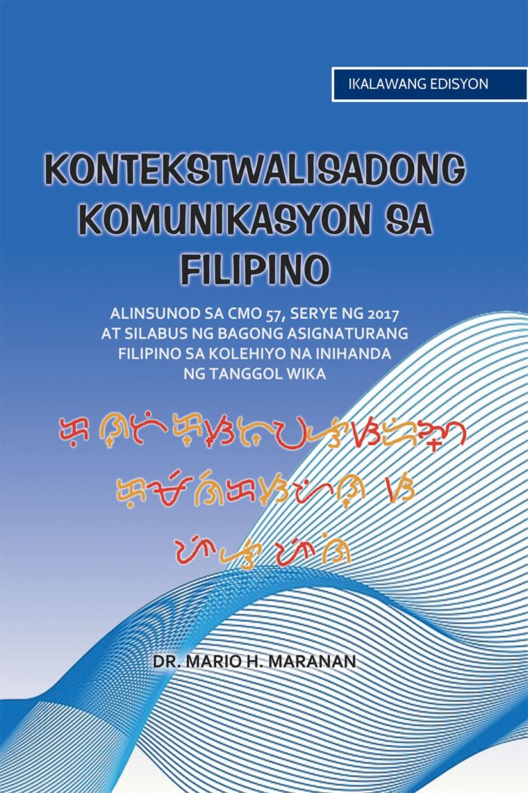 Kontekstwalisadong Komunikasyon sa Filipino Ikalawang Edisyon