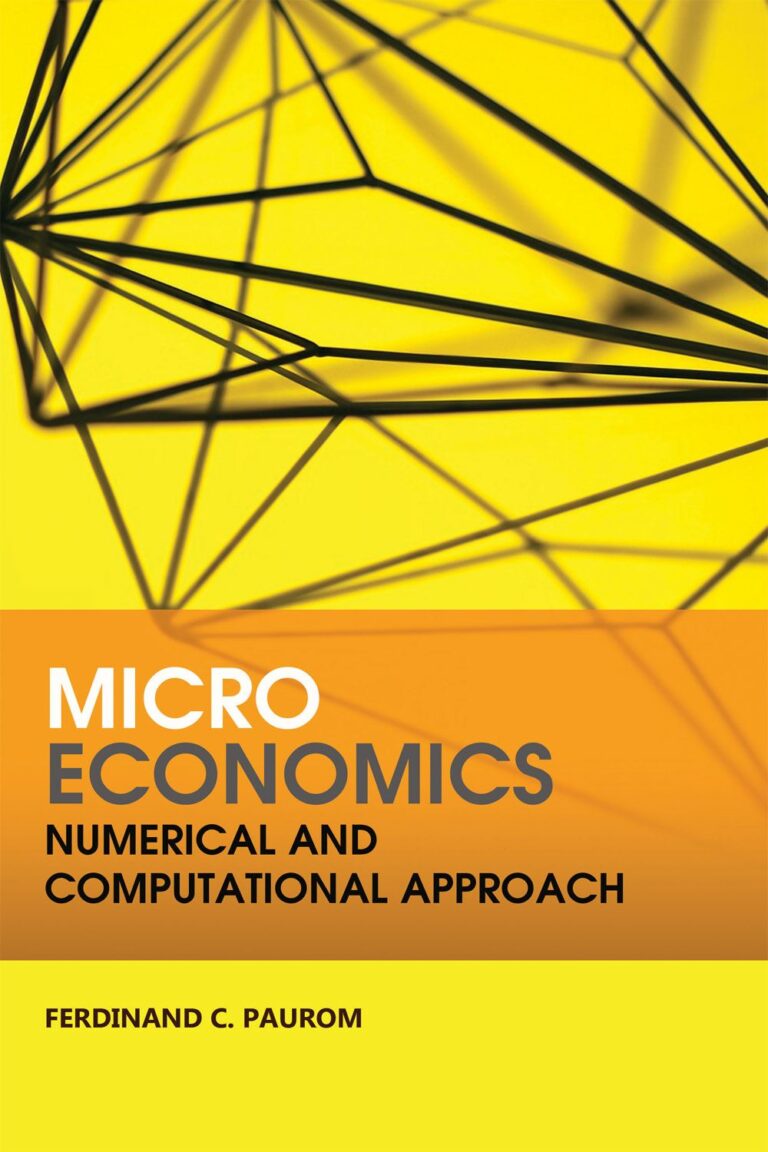 Microeconomics Numerical and Computational Approach