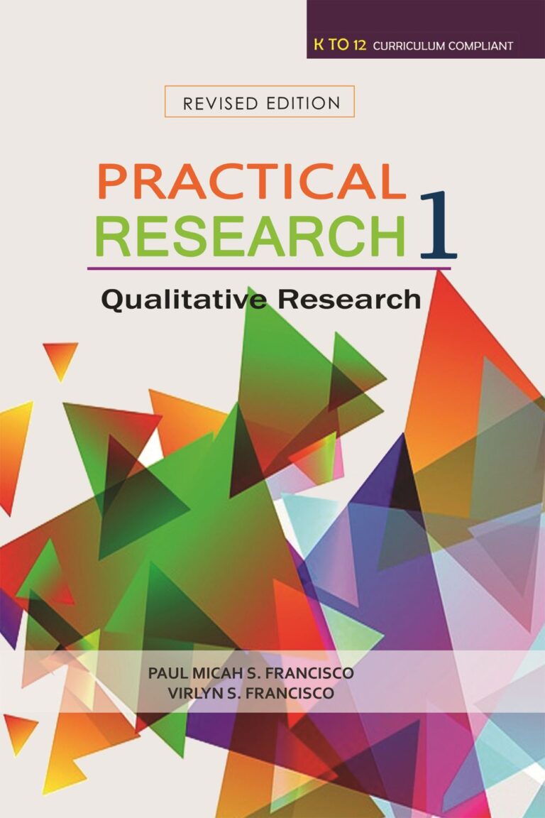 Practical Research 1 Qualitative Research REVISED EDITION (SHS Applied)