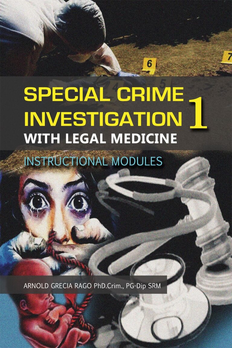 Special Crime Investigation 1 with Legal Medicine Instructional Modules